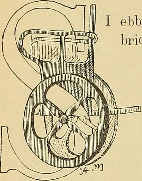 An illustration from L'arte nell'industria : lavori di legno e pastiglia, lavori di metallo, lavori di pietra, marmo, alabastro, ceramica, musaico, vetro, lavori di osso e avorio, lavori tessili, carte da parati e cuoi decorati, ricami, pizzi, cartelloni, stampe, ecc., 1907, leaf 57