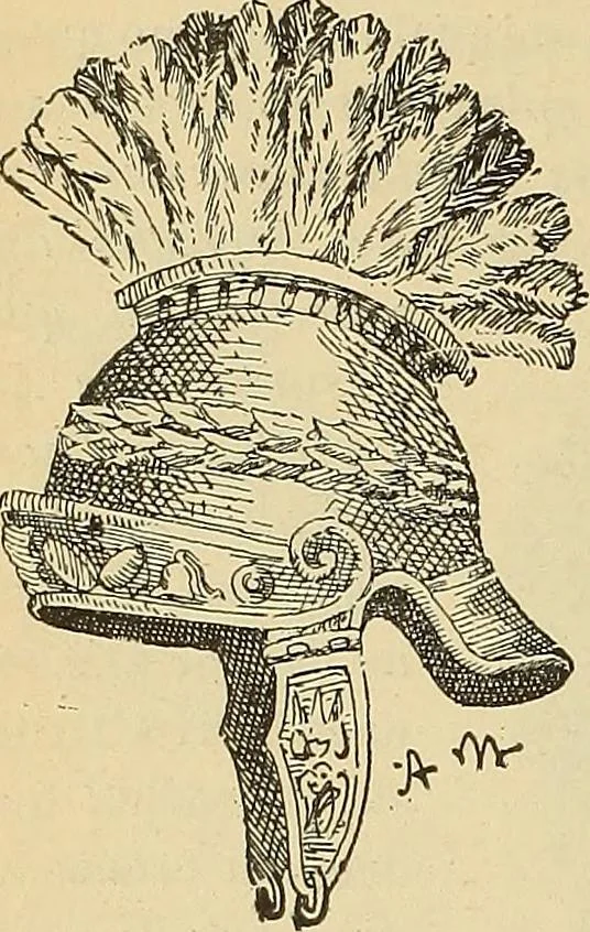 An illustration from L'arte nell'industria : lavori di legno e pastiglia, lavori di metallo, lavori di pietra, marmo, alabastro, ceramica, musaico, vetro, lavori di osso e avorio, lavori tessili, carte da parati e cuoi decorati, ricami, pizzi, cartelloni, stampe, ecc., 1907, leaf 59