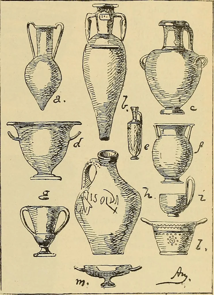 An illustration from L'arte nell'industria : lavori di legno e pastiglia, lavori di metallo, lavori di pietra, marmo, alabastro, ceramica, musaico, vetro, lavori di osso e avorio, lavori tessili, carte da parati e cuoi decorati, ricami, pizzi, cartelloni, stampe, ecc., 1907, leaf 94