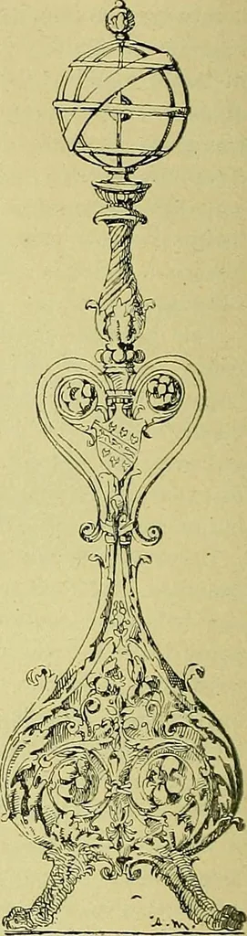 An illustration from L'arte nell'industria : lavori di legno e pastiglia, lavori di metallo, lavori di pietra, marmo, alabastro, ceramica, musaico, vetro, lavori di osso e avorio, lavori tessili, carte da parati e cuoi decorati, ricami, pizzi, cartelloni, stampe, ecc., 1907, leaf 101