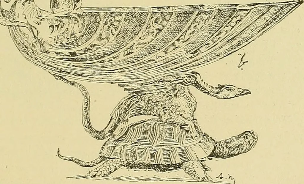 An illustration from L'arte nell'industria : lavori di legno e pastiglia, lavori di metallo, lavori di pietra, marmo, alabastro, ceramica, musaico, vetro, lavori di osso e avorio, lavori tessili, carte da parati e cuoi decorati, ricami, pizzi, cartelloni, stampe, ecc., 1907, leaf 168