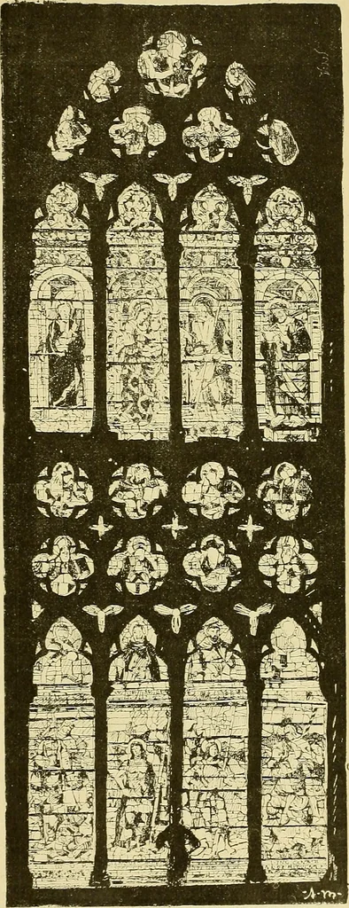 An illustration from L'arte nell'industria : lavori di legno e pastiglia, lavori di metallo, lavori di pietra, marmo, alabastro, ceramica, musaico, vetro, lavori di osso e avorio, lavori tessili, carte da parati e cuoi decorati, ricami, pizzi, cartelloni, stampe, ecc., 1907, leaf 216