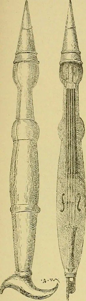 An illustration from L'arte nell'industria : lavori di legno e pastiglia, lavori di metallo, lavori di pietra, marmo, alabastro, ceramica, musaico, vetro, lavori di osso e avorio, lavori tessili, carte da parati e cuoi decorati, ricami, pizzi, cartelloni, stampe, ecc., 1907, leaf 338