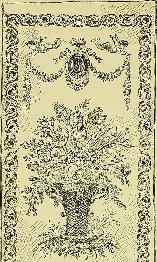 An illustration from L'arte nell'industria : lavori di legno e pastiglia, lavori di metallo, lavori di pietra, marmo, alabastro, ceramica, musaico, vetro, lavori di osso e avorio, lavori tessili, carte da parati e cuoi decorati, ricami, pizzi, cartelloni, stampe, ecc., 1907, leaf 429