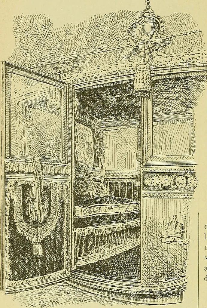 An illustration from L'arte nell'industria : lavori di legno e pastiglia, lavori di metallo, lavori di pietra, marmo, alabastro, ceramica, musaico, vetro, lavori di osso e avorio, lavori tessili, carte da parati e cuoi decorati, ricami, pizzi, cartelloni, stampe, ecc., 1907, leaf 469