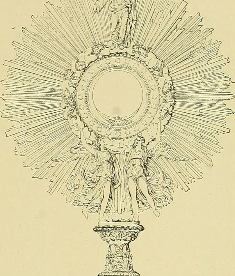 An illustration from L'arte nell'industria : lavori di legno e pastiglia, lavori di metallo, lavori di pietra, marmo, alabastro, ceramica, musaico, vetro, lavori di osso e avorio, lavori tessili, carte da parati e cuoi decorati, ricami, pizzi, cartelloni, stampe, ecc., 1907, leaf 476