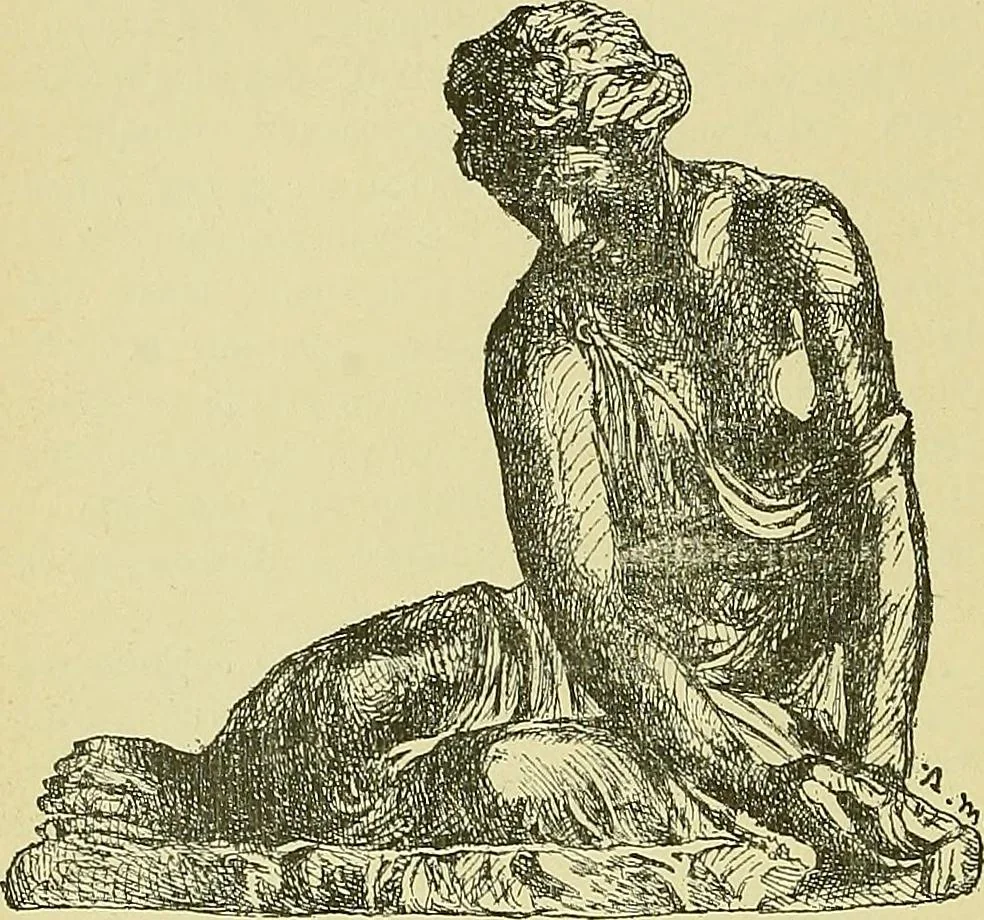 An illustration from L'arte nell'industria : lavori di legno e pastiglia, lavori di metallo, lavori di pietra, marmo, alabastro, ceramica, musaico, vetro, lavori di osso e avorio, lavori tessili, carte da parati e cuoi decorati, ricami, pizzi, cartelloni, stampe, ecc., 1907, leaf 489