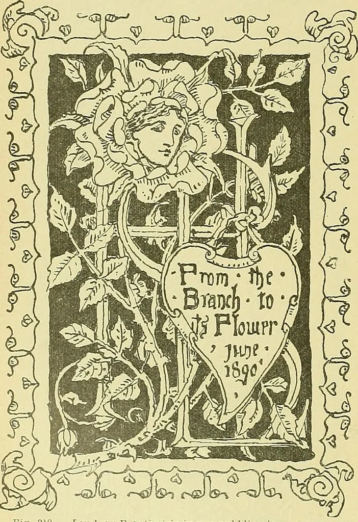 An illustration from L'arte nell'industria : lavori di legno e pastiglia, lavori di metallo, lavori di pietra, marmo, alabastro, ceramica, musaico, vetro, lavori di osso e avorio, lavori tessili, carte da parati e cuoi decorati, ricami, pizzi, cartelloni, stampe, ecc., 1907, leaf 527