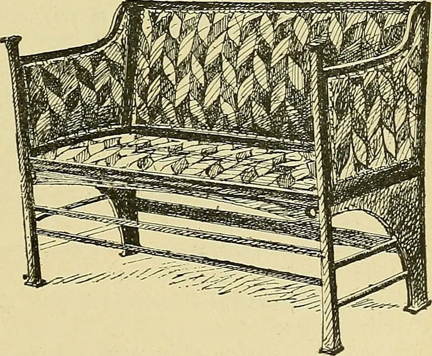 An illustration from L'arte nell'industria : lavori di legno e pastiglia, lavori di metallo, lavori di pietra, marmo, alabastro, ceramica, musaico, vetro, lavori di osso e avorio, lavori tessili, carte da parati e cuoi decorati, ricami, pizzi, cartelloni, stampe, ecc., 1907, leaf 530