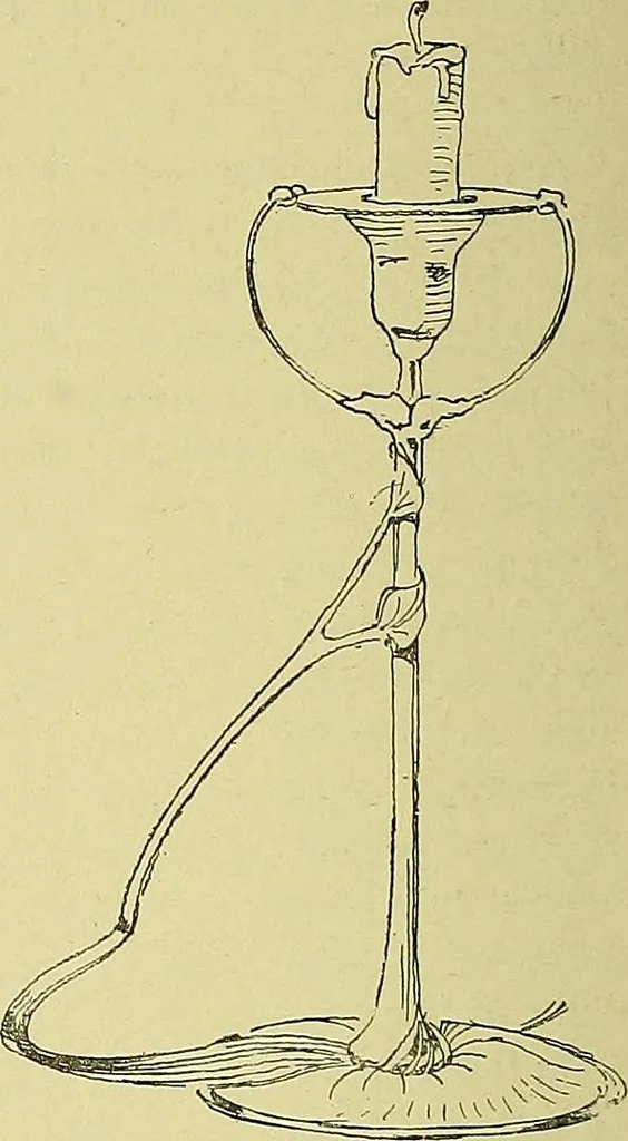 An illustration from L'arte nell'industria : lavori di legno e pastiglia, lavori di metallo, lavori di pietra, marmo, alabastro, ceramica, musaico, vetro, lavori di osso e avorio, lavori tessili, carte da parati e cuoi decorati, ricami, pizzi, cartelloni, stampe, ecc., 1907, leaf 553