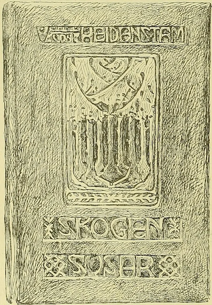 An illustration from L'arte nell'industria : lavori di legno e pastiglia, lavori di metallo, lavori di pietra, marmo, alabastro, ceramica, musaico, vetro, lavori di osso e avorio, lavori tessili, carte da parati e cuoi decorati, ricami, pizzi, cartelloni, stampe, ecc., 1907, leaf 563