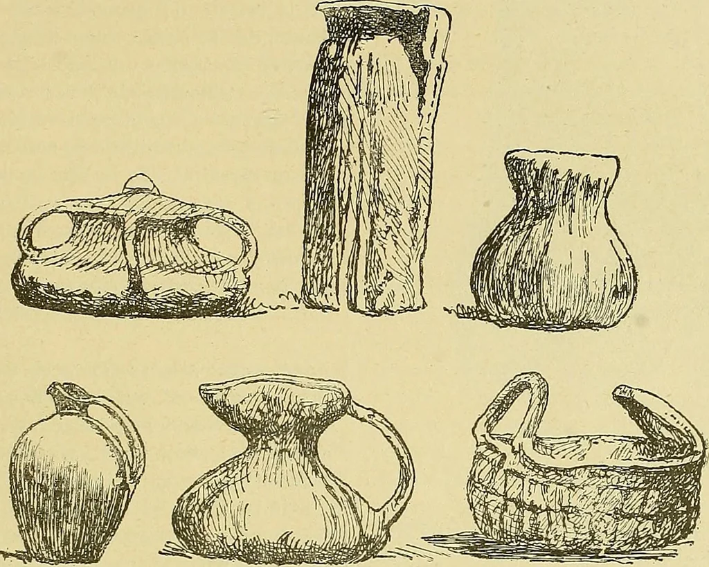 An illustration from L'arte nell'industria : lavori di legno e pastiglia, lavori di metallo, lavori di pietra, marmo, alabastro, ceramica, musaico, vetro, lavori di osso e avorio, lavori tessili, carte da parati e cuoi decorati, ricami, pizzi, cartelloni, stampe, ecc., 1907, leaf 574