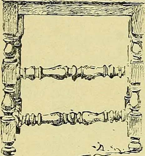An illustration from L'arte nell'industria : lavori di legno e pastiglia, lavori di metallo, lavori di pietra, marmo, alabastro, ceramica, musaico, vetro, lavori di osso e avorio, lavori tessili, carte da parati e cuoi decorati, ricami, pizzi, cartelloni, stampe, ecc., 1907, leaf 87