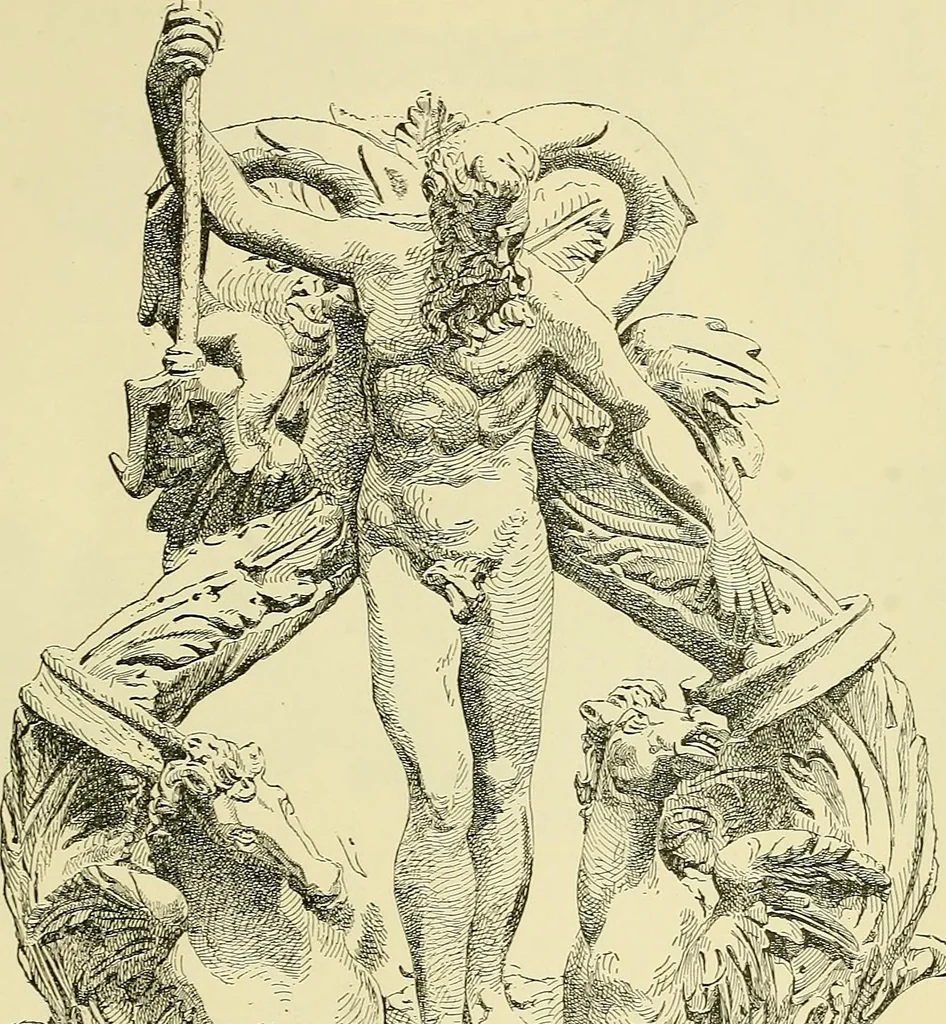 An illustration from L'arte nell'industria : lavori di legno e pastiglia, lavori di metallo, lavori di pietra, marmo, alabastro, ceramica, musaico, vetro, lavori di osso e avorio, lavori tessili, carte da parati e cuoi decorati, ricami, pizzi, cartelloni, stampe, ecc., 1907, leaf 104