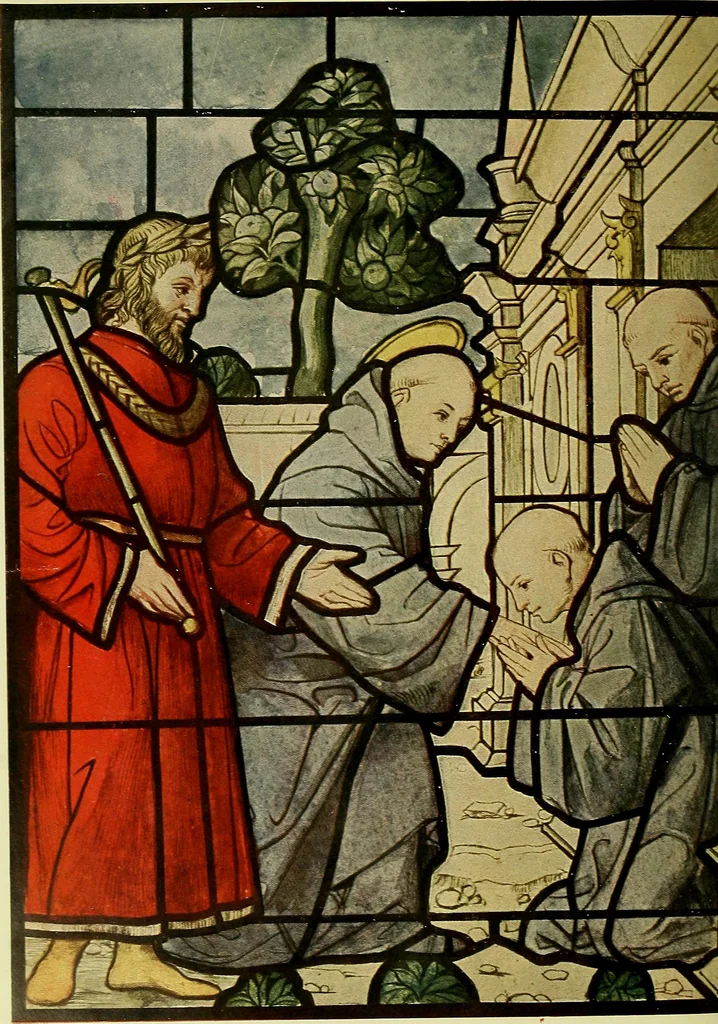 An illustration from L'arte nell'industria : lavori di legno e pastiglia, lavori di metallo, lavori di pietra, marmo, alabastro, ceramica, musaico, vetro, lavori di osso e avorio, lavori tessili, carte da parati e cuoi decorati, ricami, pizzi, cartelloni, stampe, ecc., 1907, leaf 153