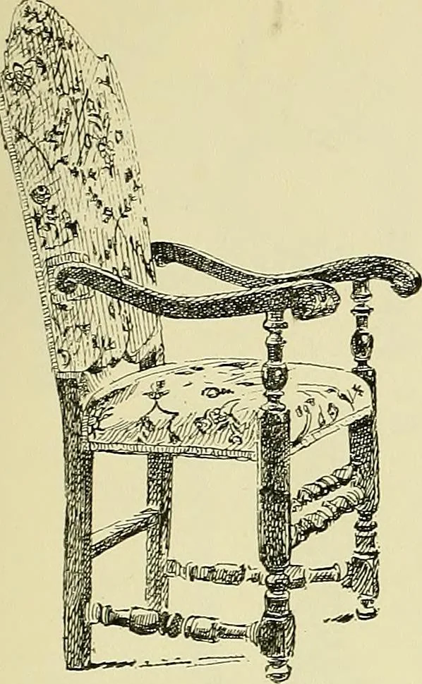 An illustration from L'arte nell'industria : lavori di legno e pastiglia, lavori di metallo, lavori di pietra, marmo, alabastro, ceramica, musaico, vetro, lavori di osso e avorio, lavori tessili, carte da parati e cuoi decorati, ricami, pizzi, cartelloni, stampe, ecc., 1907, leaf 256