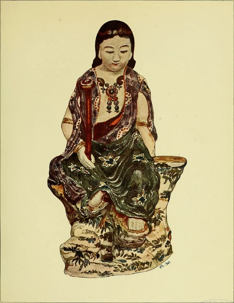 An illustration from L'arte nell'industria : lavori di legno e pastiglia, lavori di metallo, lavori di pietra, marmo, alabastro, ceramica, musaico, vetro, lavori di osso e avorio, lavori tessili, carte da parati e cuoi decorati, ricami, pizzi, cartelloni, stampe, ecc., 1907, leaf 318
