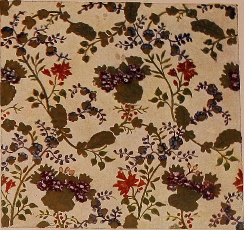 An illustration from L'arte nell'industria : lavori di legno e pastiglia, lavori di metallo, lavori di pietra, marmo, alabastro, ceramica, musaico, vetro, lavori di osso e avorio, lavori tessili, carte da parati e cuoi decorati, ricami, pizzi, cartelloni, stampe, ecc., 1907, leaf 334