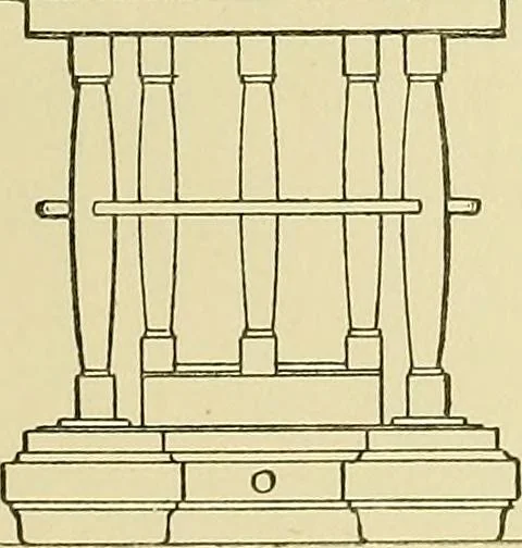 An illustration from L'arte nell'industria : lavori di legno e pastiglia, lavori di metallo, lavori di pietra, marmo, alabastro, ceramica, musaico, vetro, lavori di osso e avorio, lavori tessili, carte da parati e cuoi decorati, ricami, pizzi, cartelloni, stampe, ecc., 1907, leaf 404