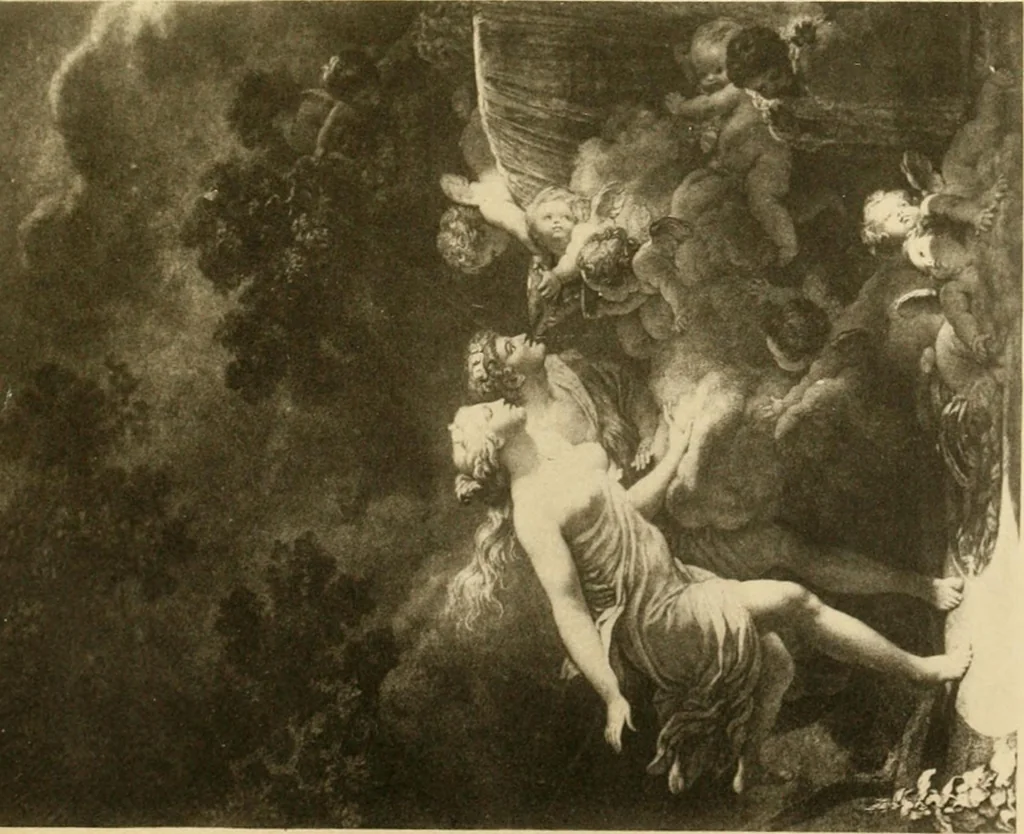 An illustration from L'Art et les moeurs en France, 1909, leaf 114