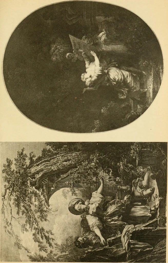 An illustration from L'Art et les moeurs en France, 1909, leaf 128