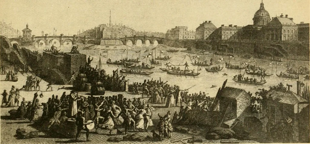 An illustration from L'Art et les moeurs en France, 1909, leaf 197