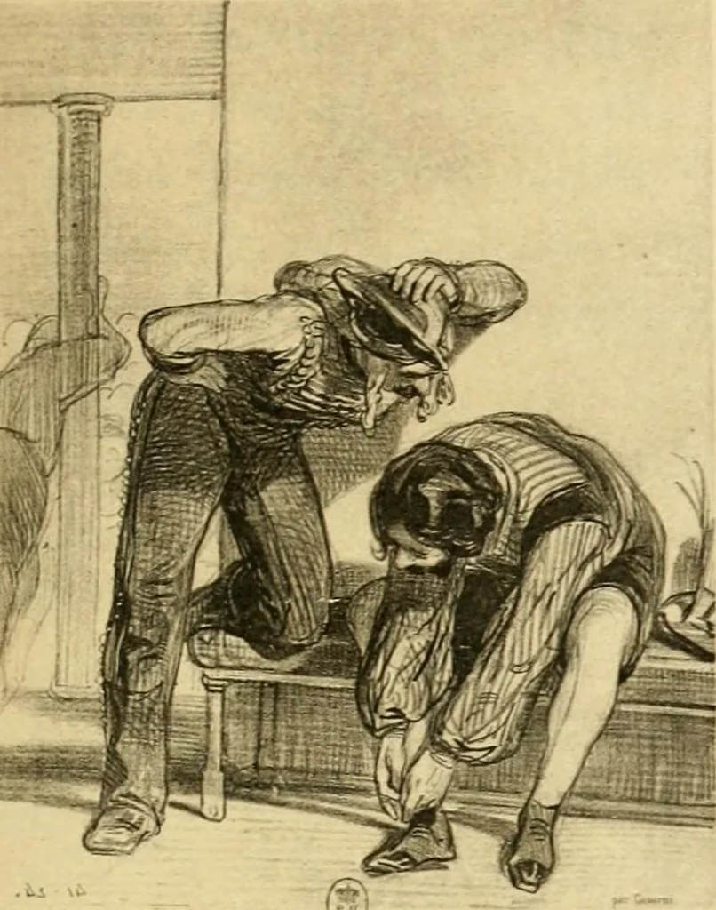 An illustration from L'Art et les moeurs en France, 1909, leaf 229