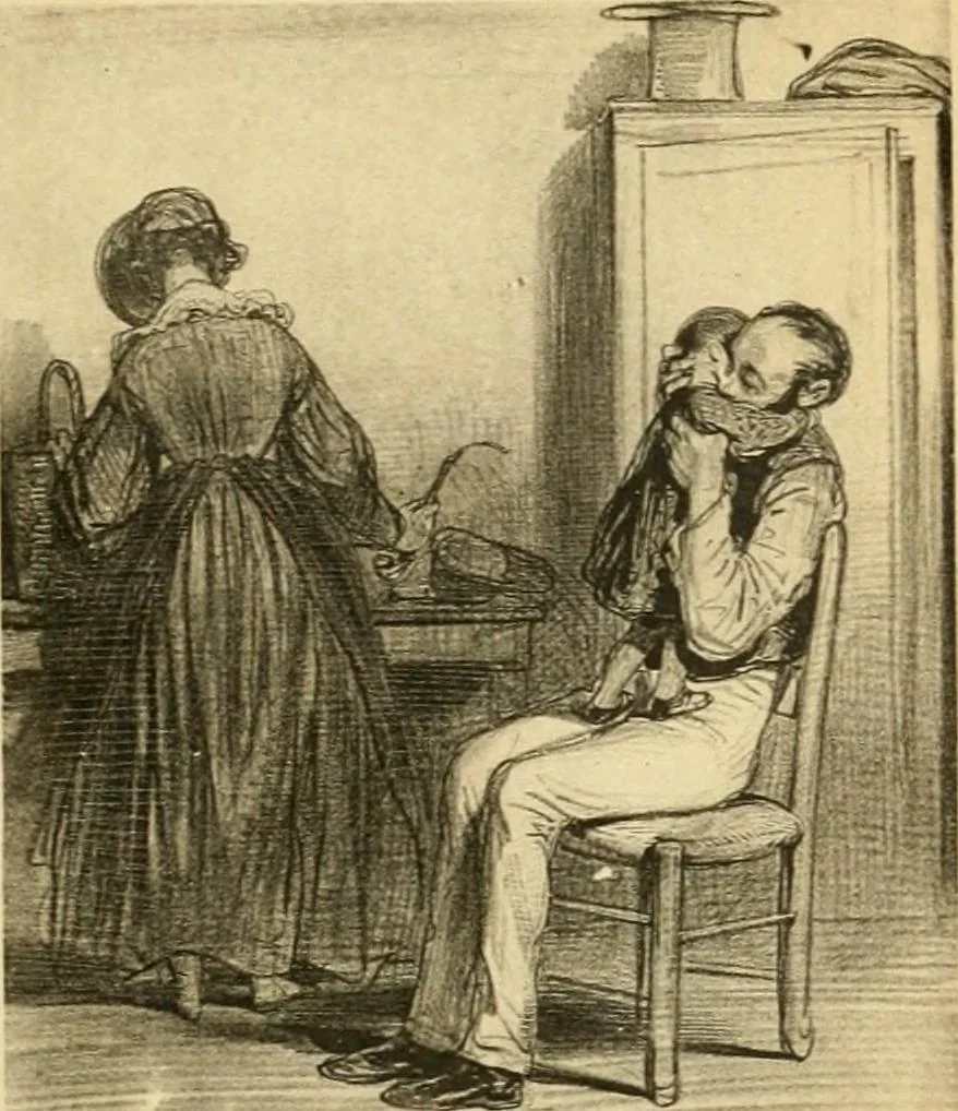 An illustration from L'Art et les moeurs en France, 1909, leaf 229