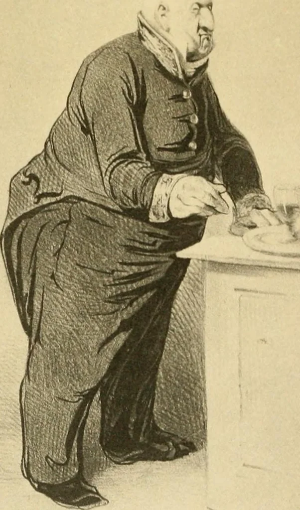 An illustration from L'Art et les moeurs en France, 1909, leaf 251