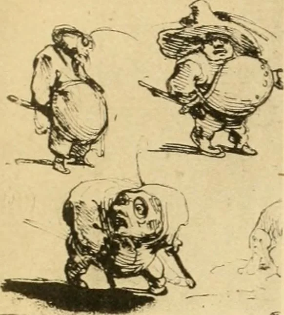 An illustration from L'Art et les moeurs en France, 1909, leaf 32