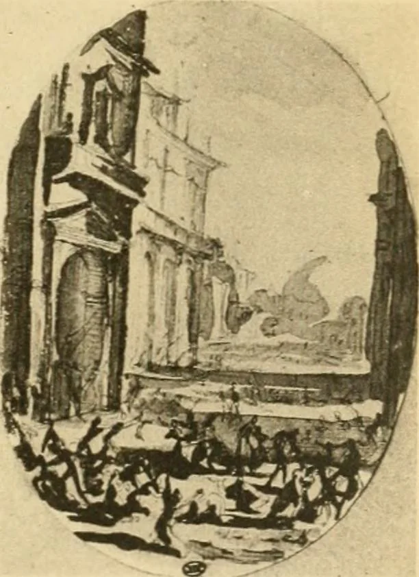 An illustration from L'Art et les moeurs en France, 1909, leaf 32