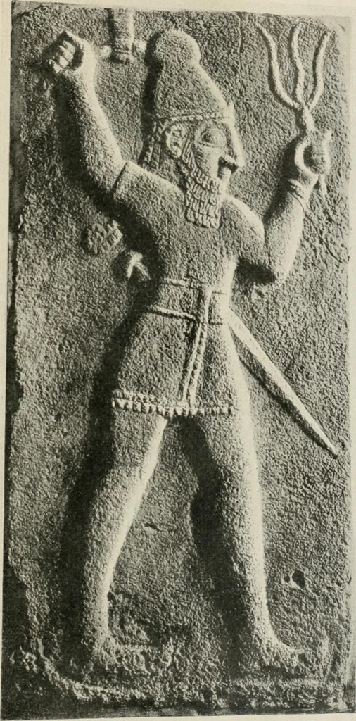 An illustration from L'art Hittite, 1922, leaf 26