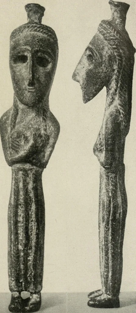 An illustration from L'art Hittite, 1922, leaf 34