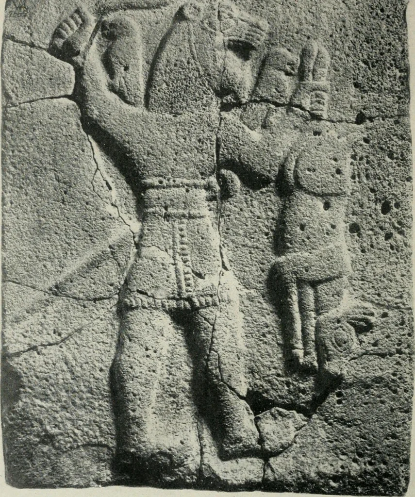An illustration from L'art Hittite, 1922, leaf 41