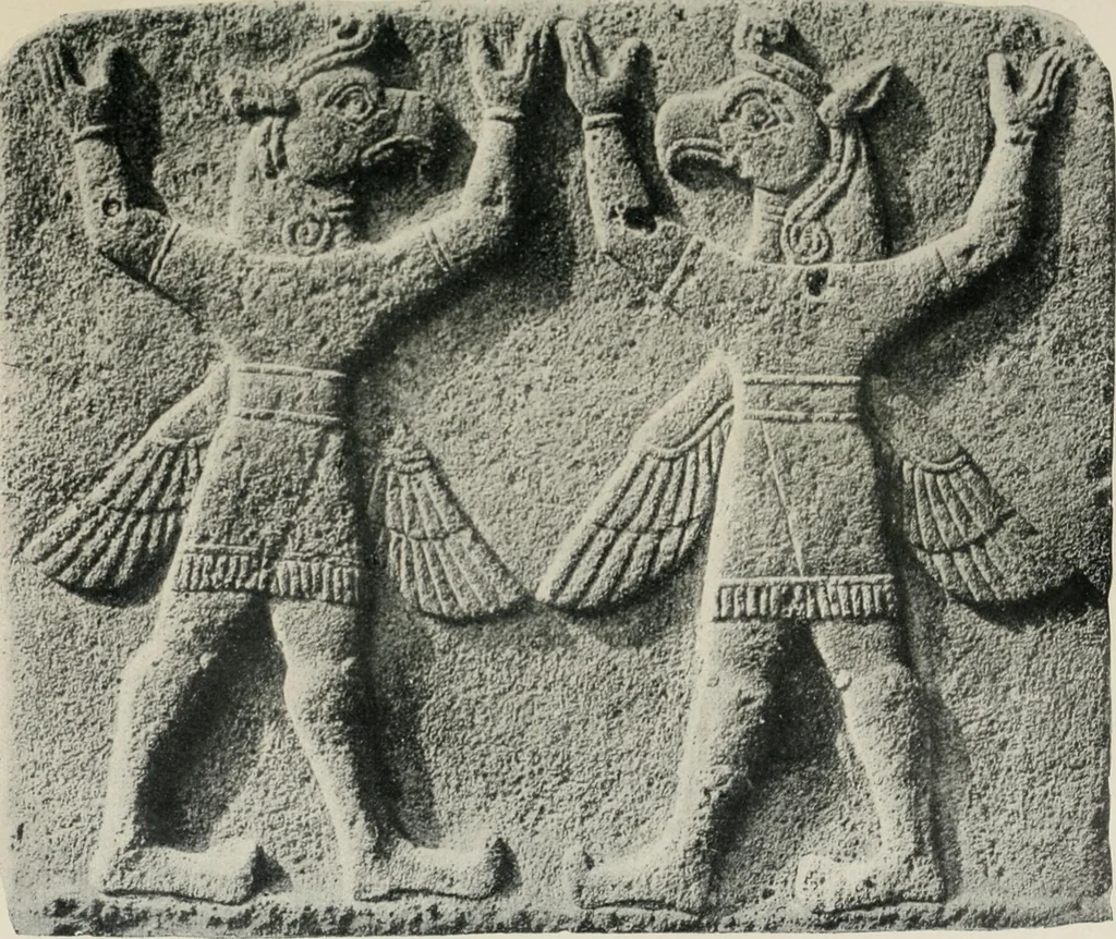 An illustration from L'art Hittite, 1922, leaf 42