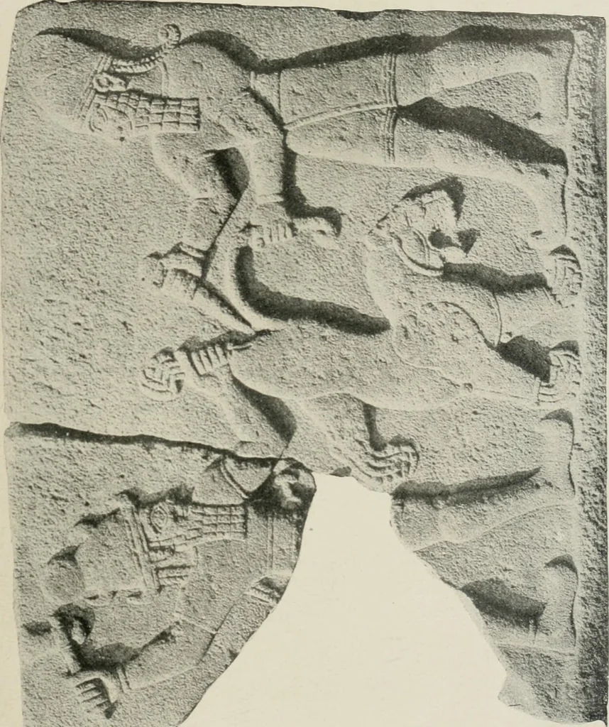 An illustration from L'art Hittite, 1922, leaf 44