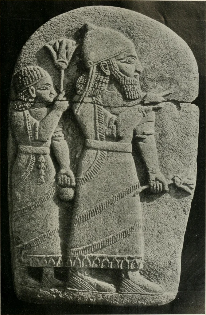 An illustration from L'art Hittite, 1922, leaf 48