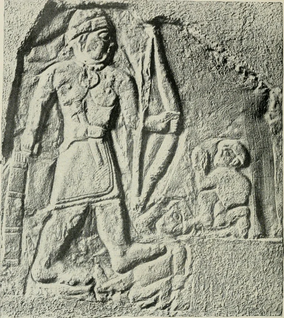 An illustration from L'art Hittite, 1922, leaf 51