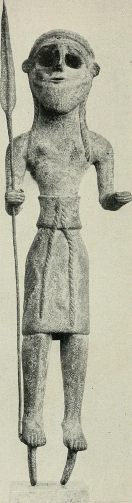 An illustration from L'art Hittite, 1922, leaf 53