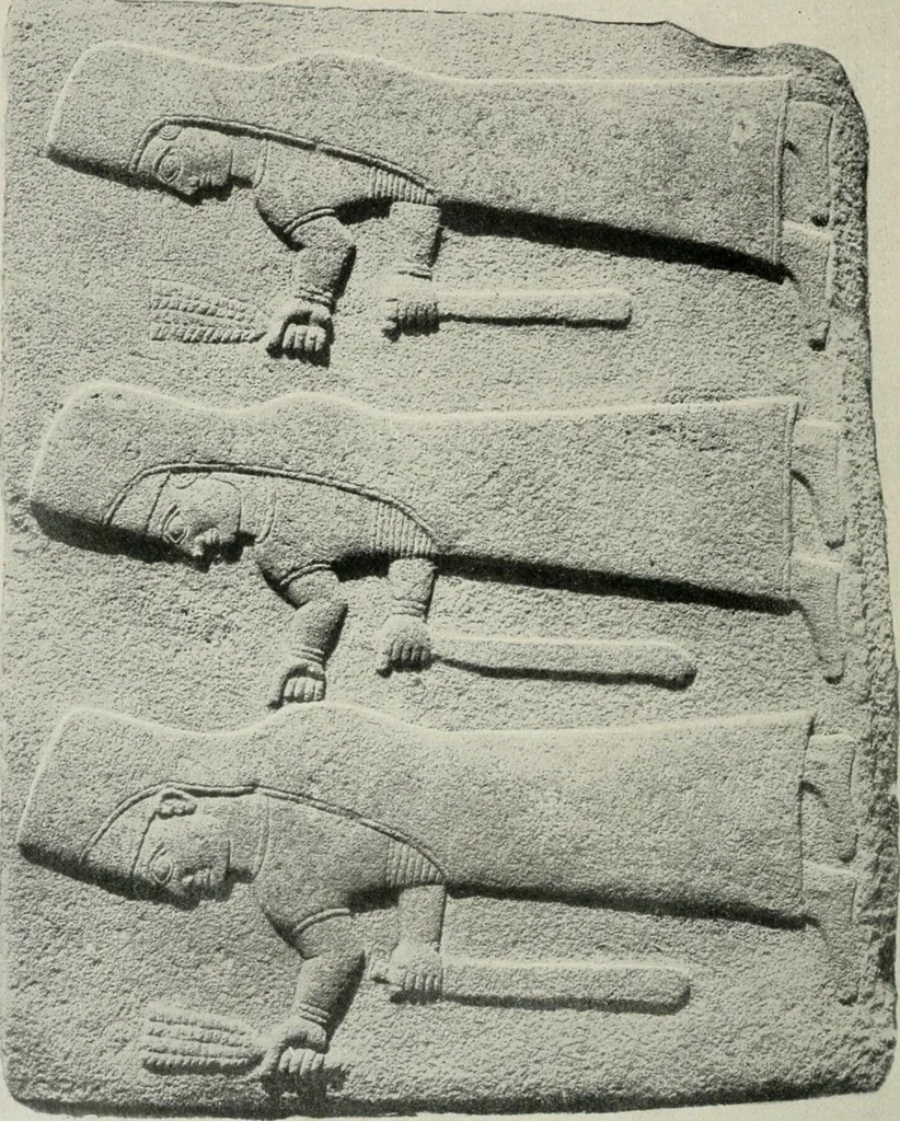 An illustration from L'art Hittite, 1922, leaf 57