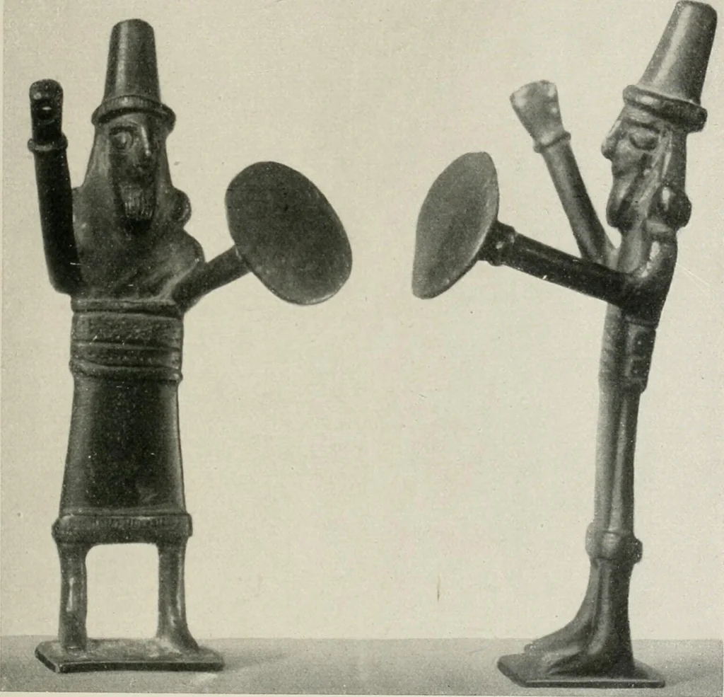 An illustration from L'art Hittite, 1922, leaf 62