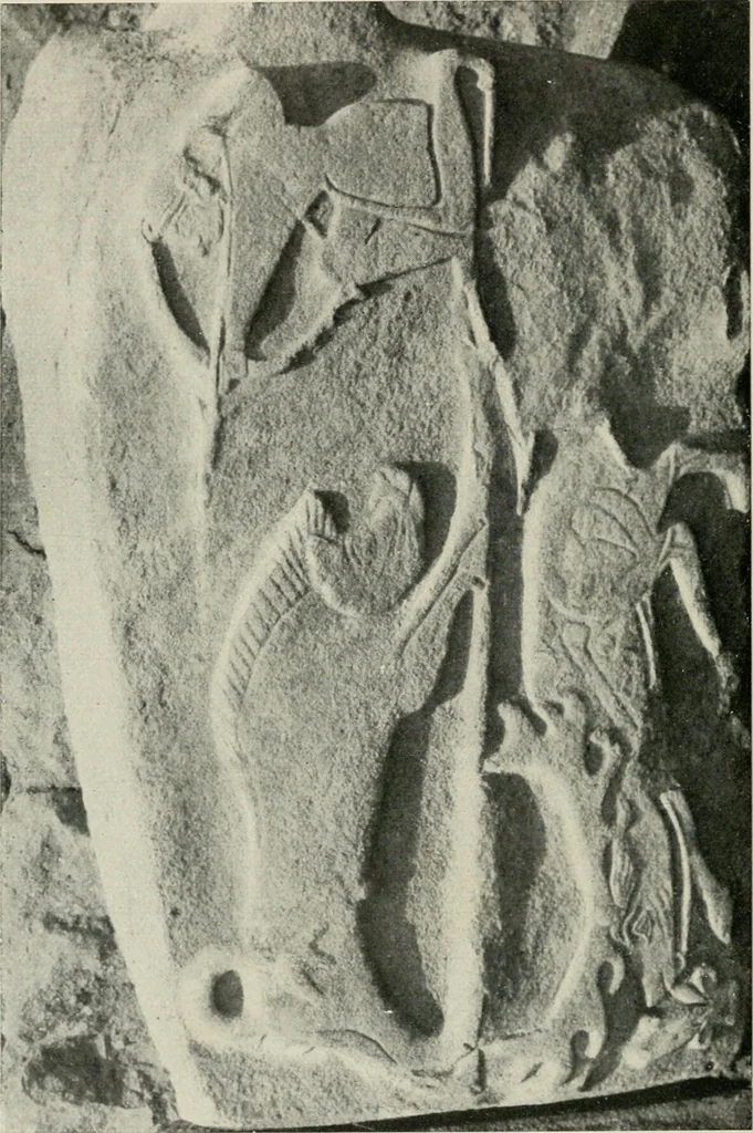 An illustration from L'art Hittite, 1922, leaf 63