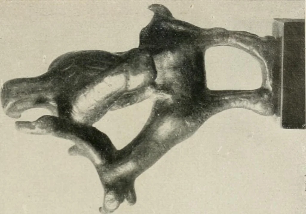 An illustration from L'art Hittite, 1922, leaf 66