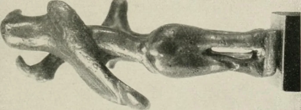 An illustration from L'art Hittite, 1922, leaf 66