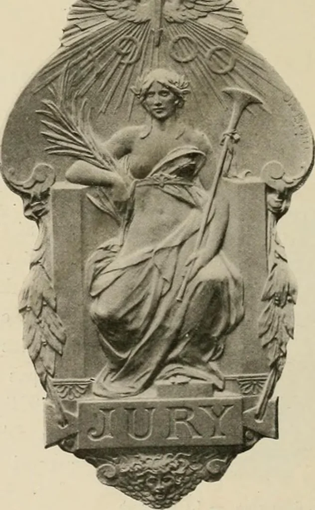 An illustration from L'Art a l'Exposition universelle de 1900, 1900, leaf 397