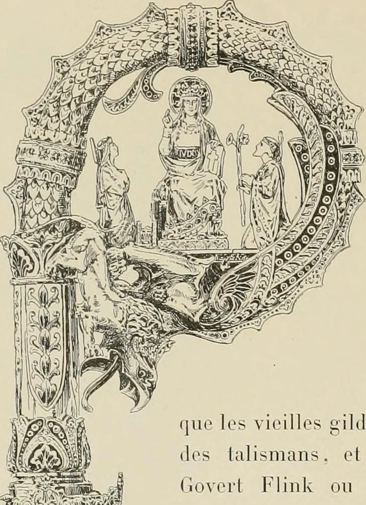 An illustration from L'Art a l'Exposition universelle de 1900, 1900, leaf 609