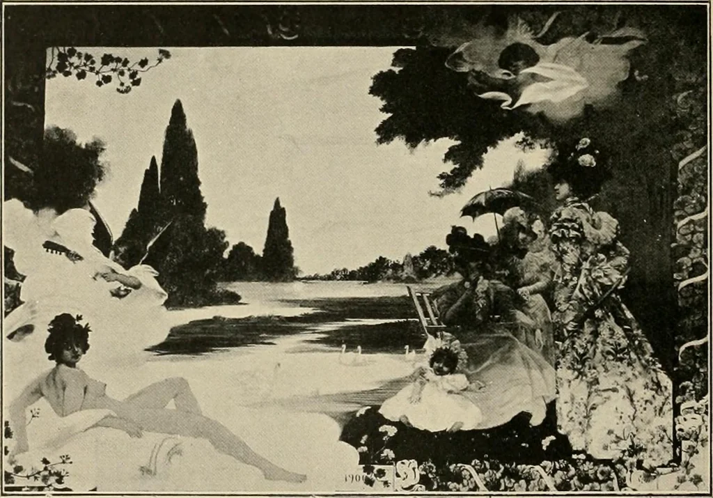 An illustration from L'Art a l'Exposition universelle de 1900, 1900, leaf 671