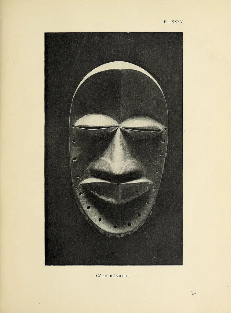 An illustration from L'art nègre et l'art océanien;, 1919, leaf 161