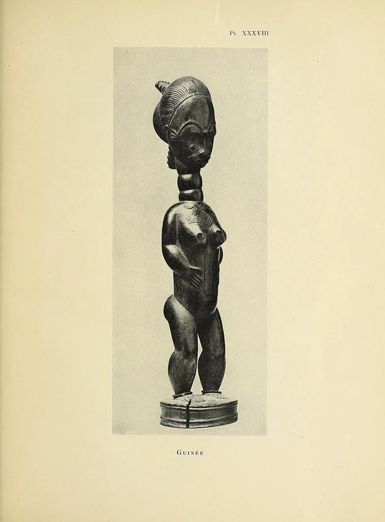 An illustration from L'art nègre et l'art océanien;, 1919, leaf 167