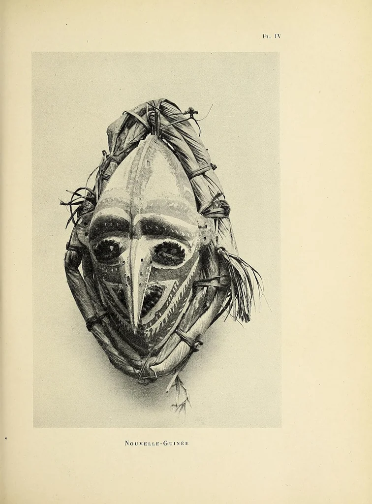 An illustration from L'art nègre et l'art océanien;, 1919, leaf 99